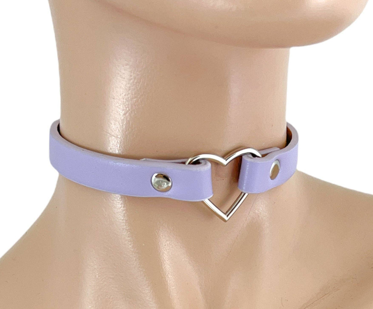 Funk Plus - FC224M SMALL HEAR SKINNY VEGAN CHOKER