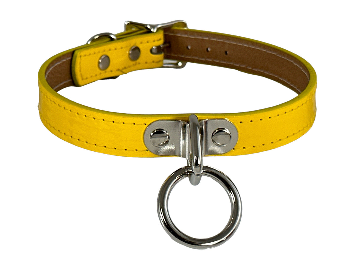Funk Plus - CK129  PATENT NEON BONDAGE CHOKER