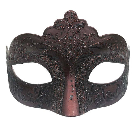 Burgundy Venetian Mask
