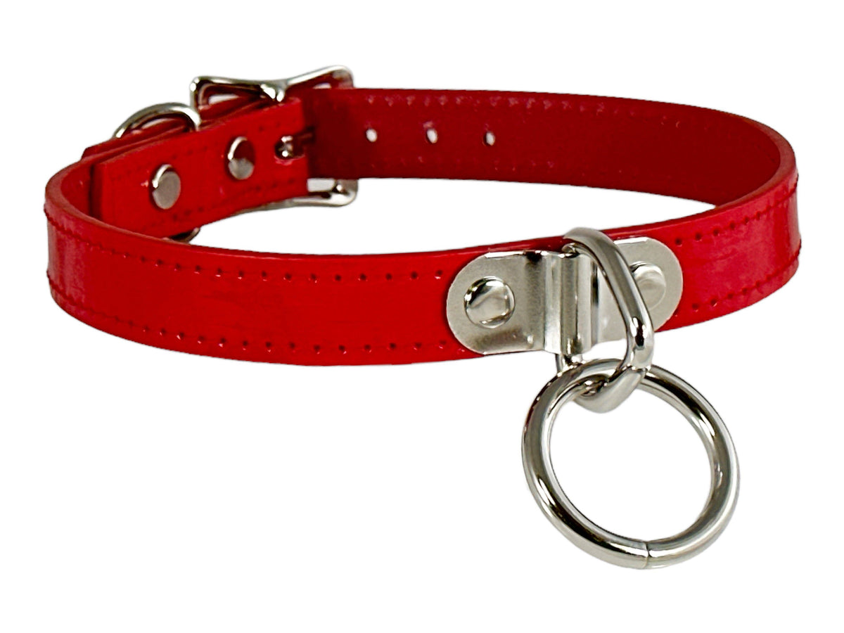 Funk Plus - CK129  PATENT NEON BONDAGE CHOKER