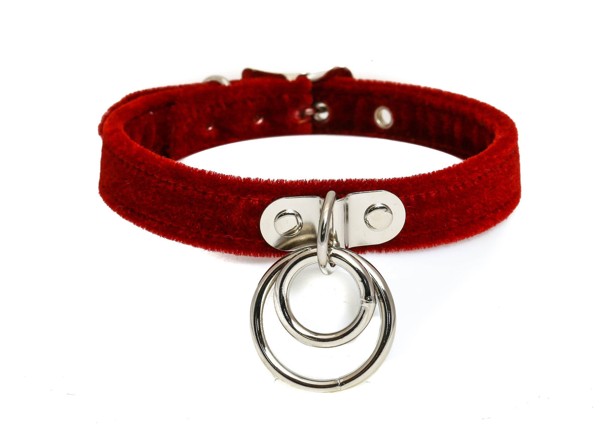 Funk Plus - FC264VELVET DOUBLE RING BONDAGE