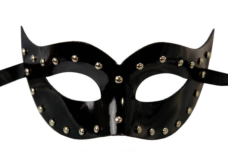 KBW Global Corp. - Black Studded Cat Mask