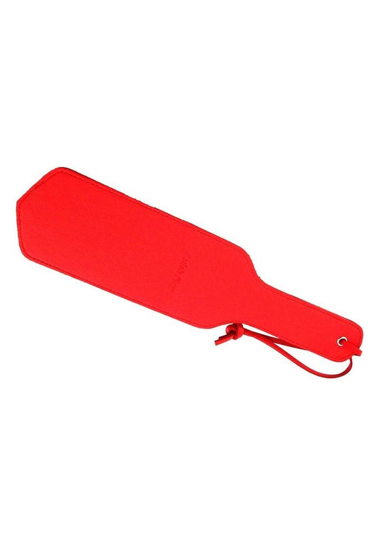 Fetish Play Paddle Vegan Leather - Red