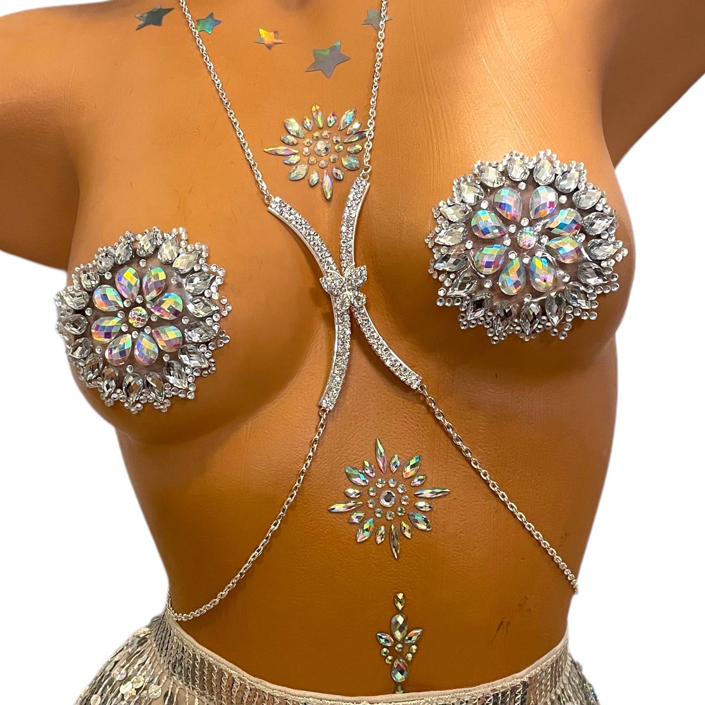 Lit Nips Light-Up Pasties- Sunbeam