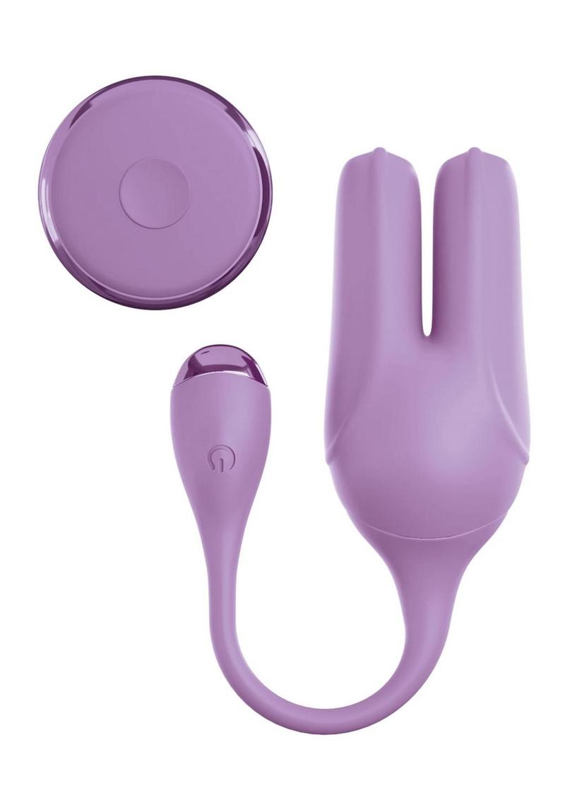 Jimmyjane Form 2 Kegel Rechargeable Silicone Stimulator with Remote - Purple