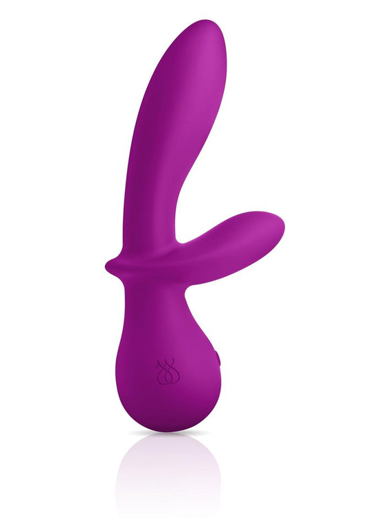 Jimmyjane G-Rabbit Rechargeable Silicone Flexible Rabbit Vibrator - Purple