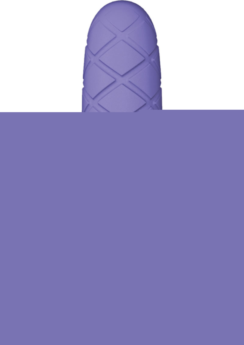 Luxe Cozi Silicone Mini Vibrator - Periwinkle/Purple