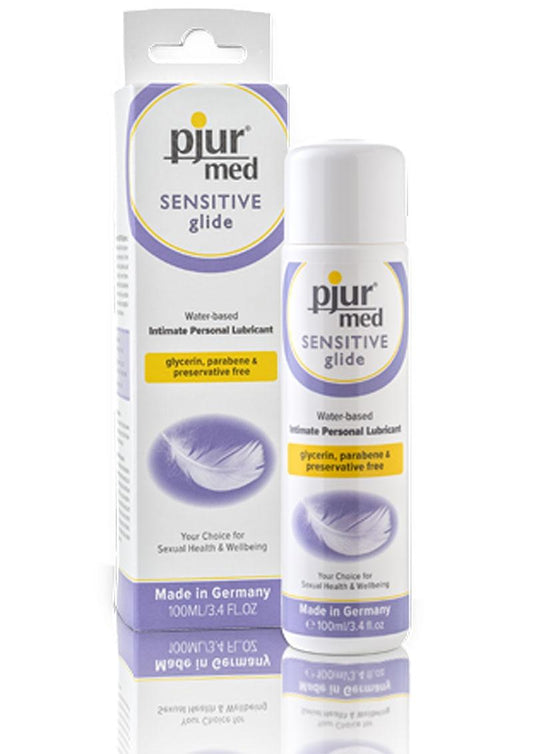 Pjur Med Sensitive Glide Water Based Lubricant - 3.4oz