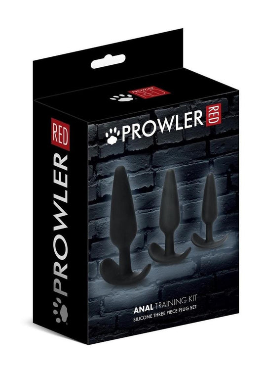 Prowler Red 3 Piece Anal Training Kit - Black