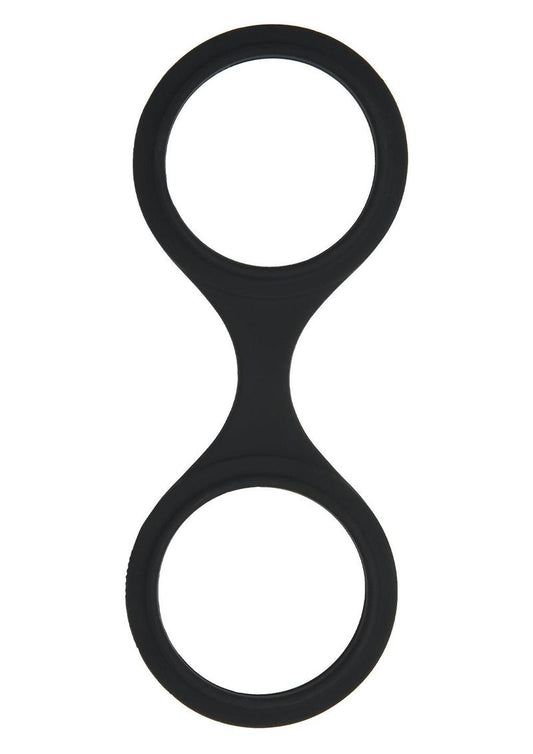 Quickie Cuffs with Eye Mask-M/L - Black