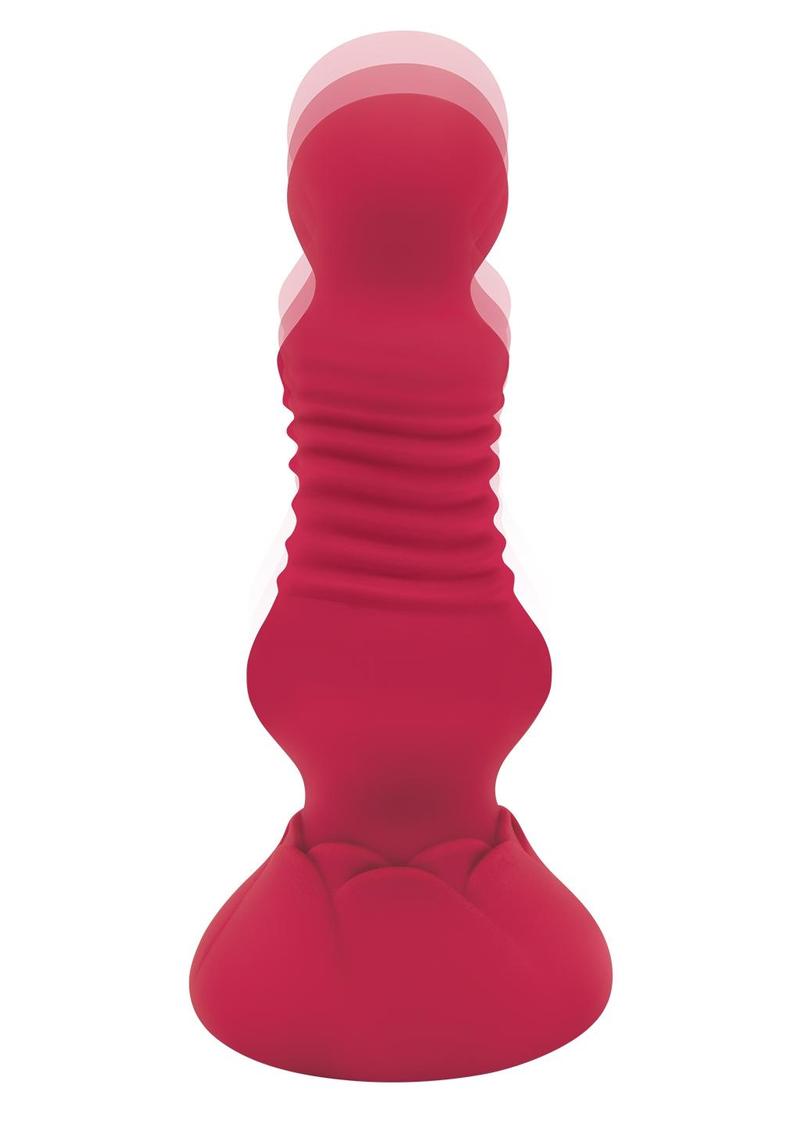 Remote Contrl Thrusting Rosebud Buttplug