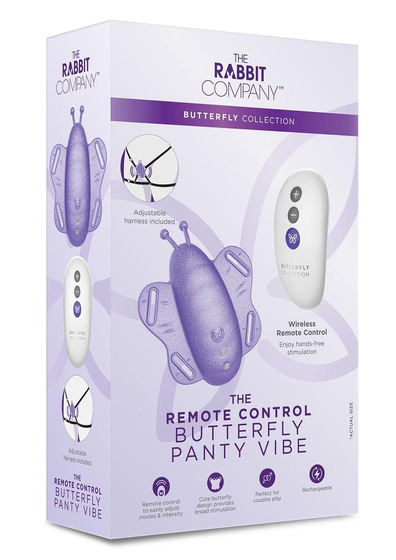 Remote Control Butterfly Panty Vibe - Purple