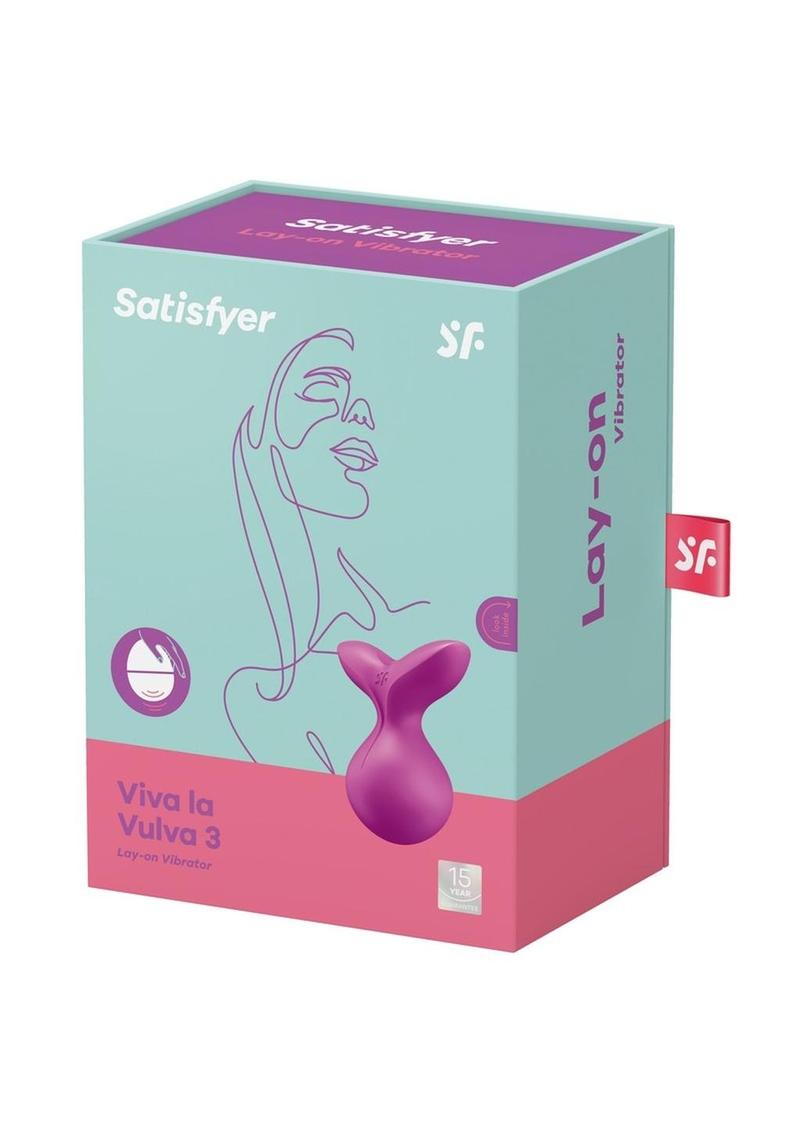 Satisfyer Viva LA Vulva 3 Rechargeable Silicone Clitoral Stimulator - Purple/Violet