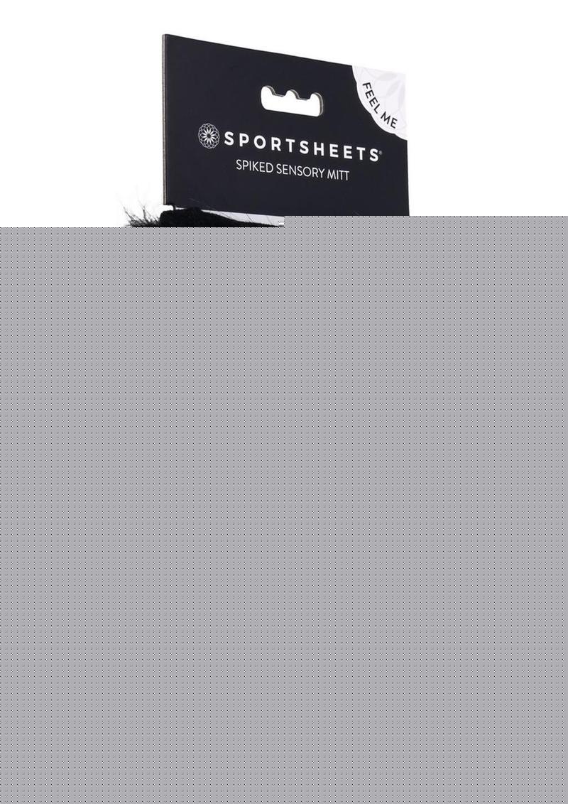 Spiked Sensory Mitt - Black