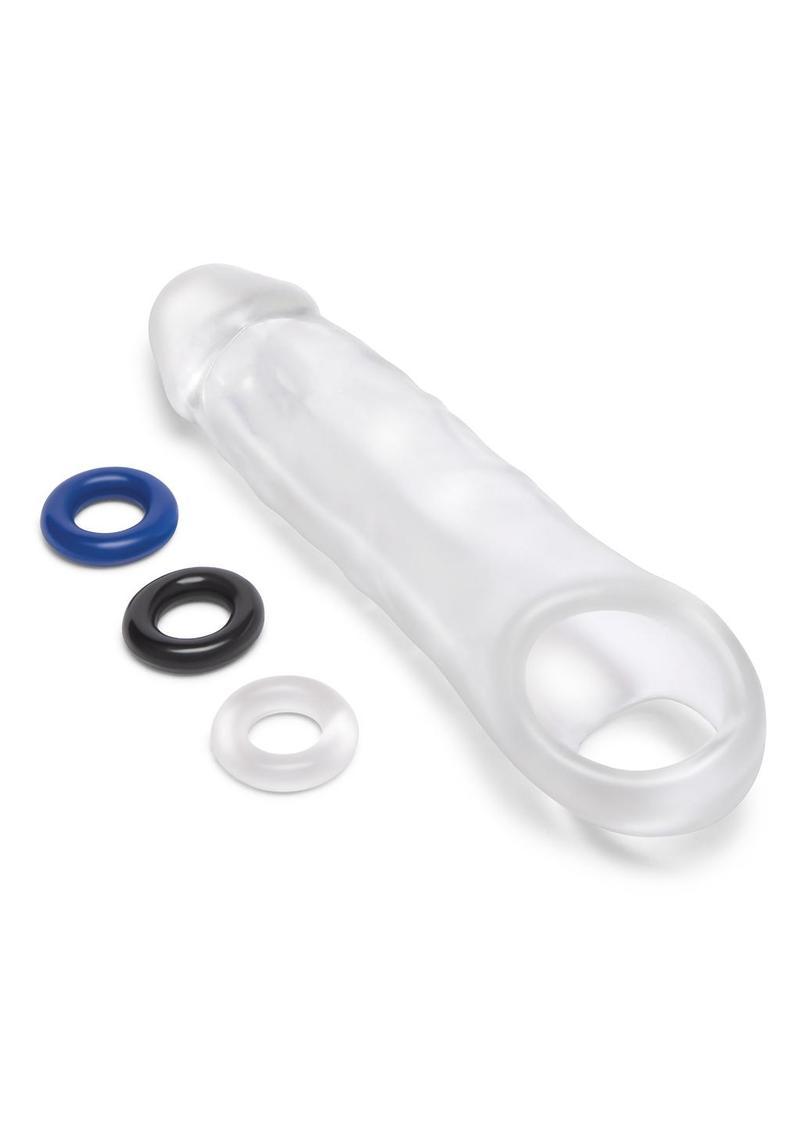 Su Clr Penis Xtndr W/ Ball Loop-Girthy