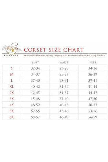 Deluxe 4-Piece Pirate Captain Costume: Steel Boned Corset, Lace Skirt, Hat, Sword