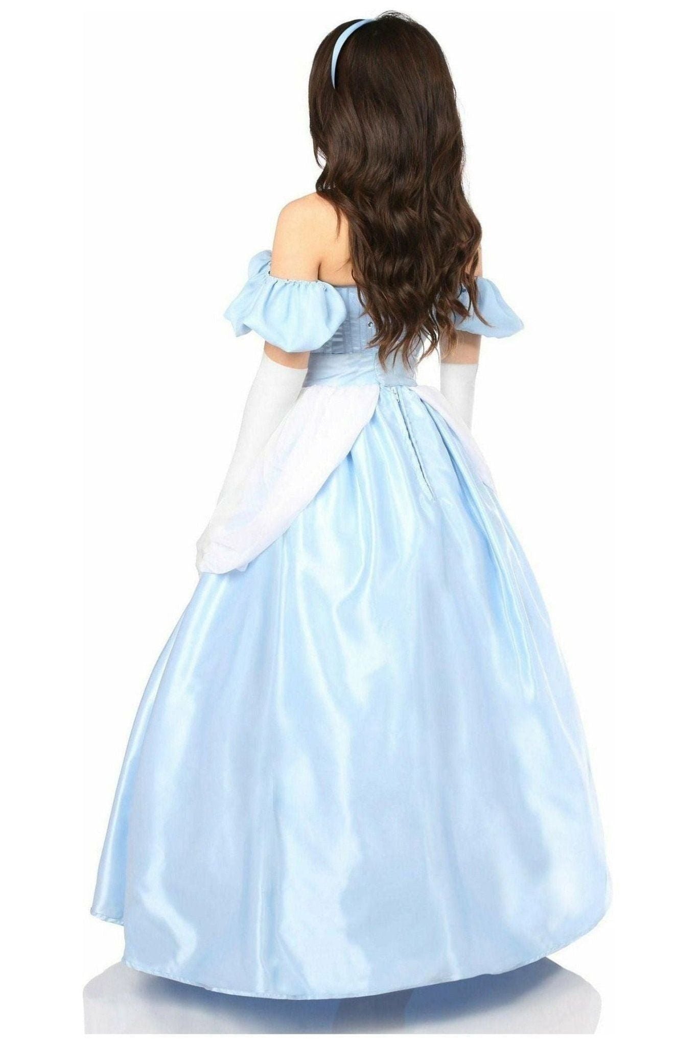 Enchanting Fairytale Princess Corset Costume Set - Regal 6-Piece Attire