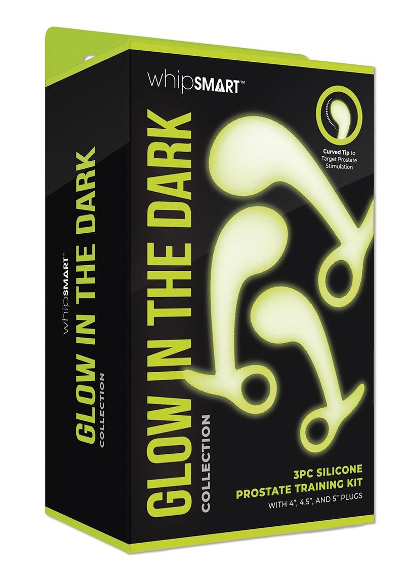 WhipSmart 3pc Glow In The Dark Prostate Training Kit - Glow In The Dark