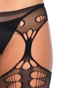 Garter Net Stockings - PlaythingsMiami