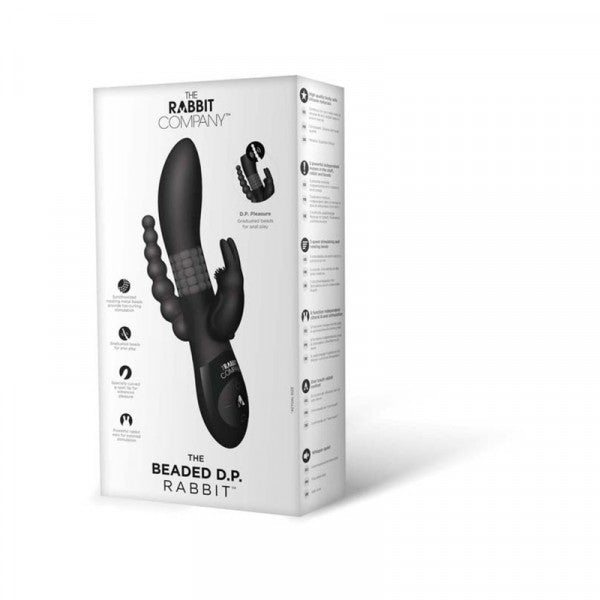 Rabbit Vibrator with Anal Beads Triple Pleasure Rabbit Vibrator with Anal Beads Triple Pleasure