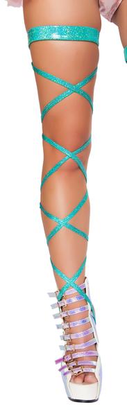 Shimmer Leg Strap *Assorted Colors Available* - PlaythingsMiami