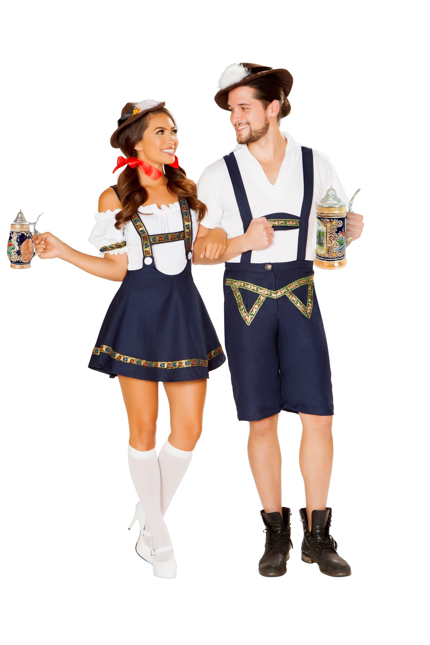 4884 - Roma Costume 3pc Bavarian Beauty Serving Wench Couples Costume