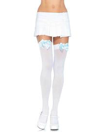 Bow Thigh Highs Stockings - PlaythingsMiami
