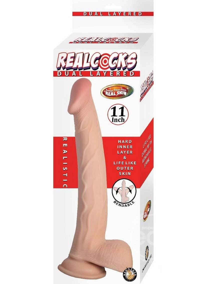 Bendable Dildo 11in - Vanilla