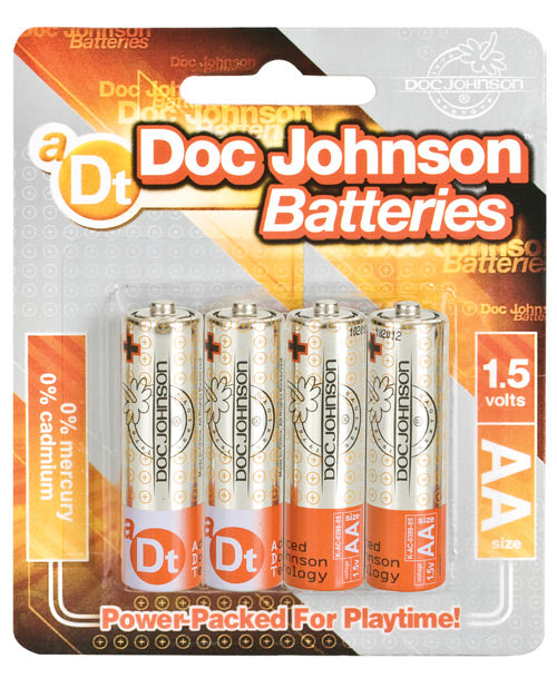 Doc Johnson Batteries - AA 4 Pack - PlaythingsMiami