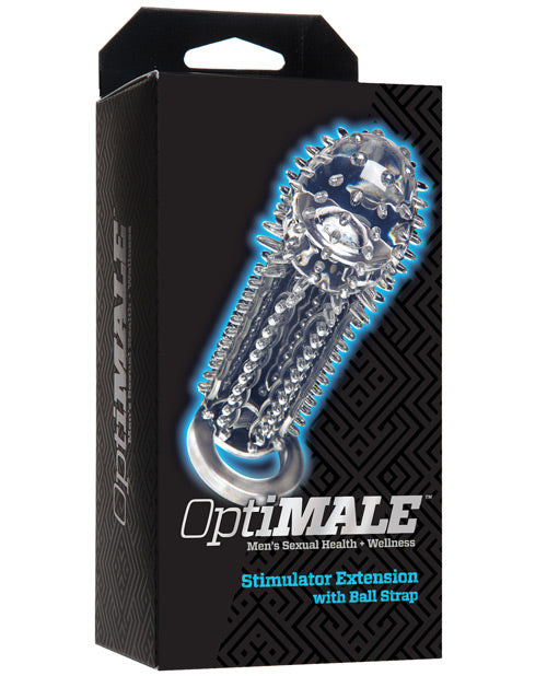 OptiMale Stimulator Extension - Clear - PlaythingsMiami