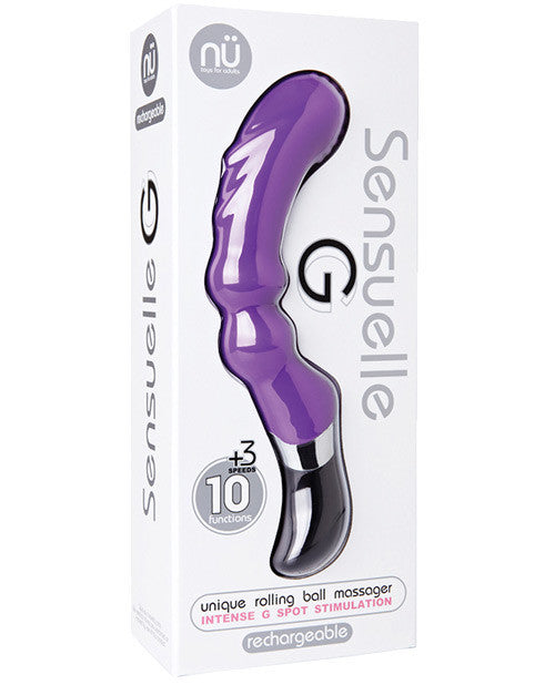Sensuelle G Unique Rolling Ball Rechargeable Massager (2 colors available) - PlaythingsMiami