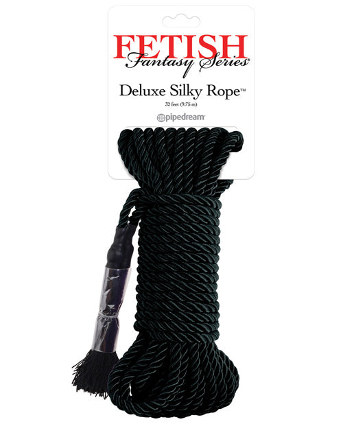 Fetish Fantasy Series Deluxe Silk Rope - Red - PlaythingsMiami