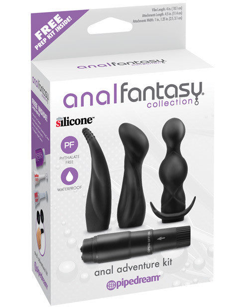 Anal Fantasy Collection Anal Adventure Kit - Black - PlaythingsMiami