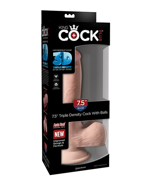 King Cock 7.5" Dong with Balls