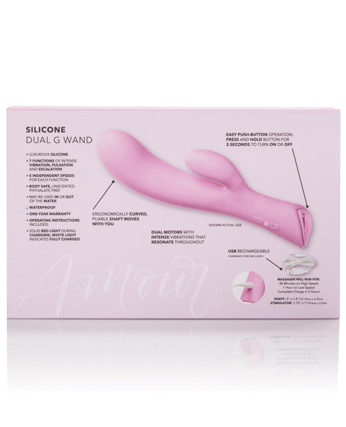 Amour Silicone Dual G Wand - PlaythingsMiami