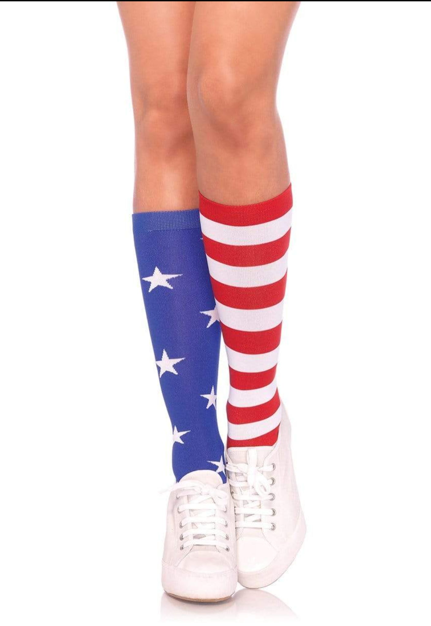 Stars and stripes knee high socks