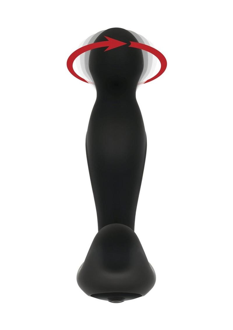 Adam and Eve - Adam's Rotating P-Spot Rechargeable Silicone Massager with Remote Control