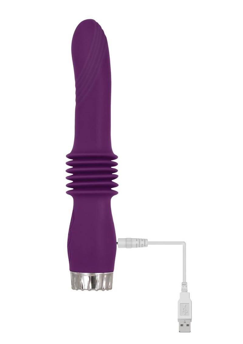 Adam and Eve Deep Love Thrusting Silicone Rechargeable Wand
