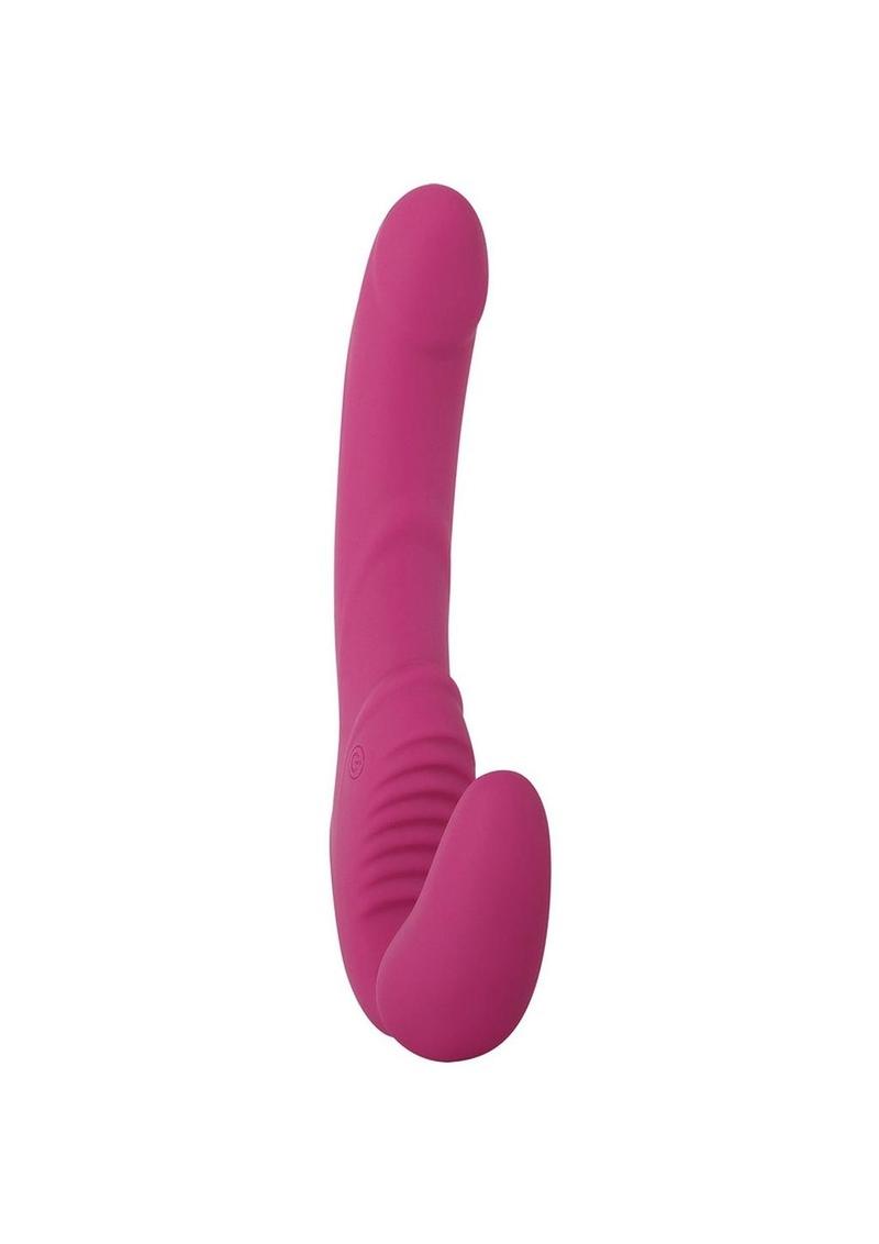 Adam and Eve - Eve's Rechargeable Silicone Dual Vibrating Strapless Strap-On
