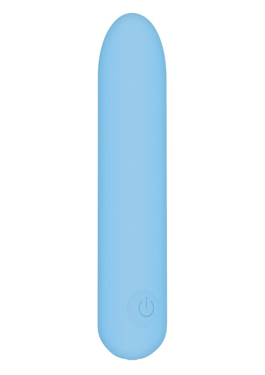 Adam and Eve - Eve's Silky Sensations Silicone Rechargeable Bullet - Blue