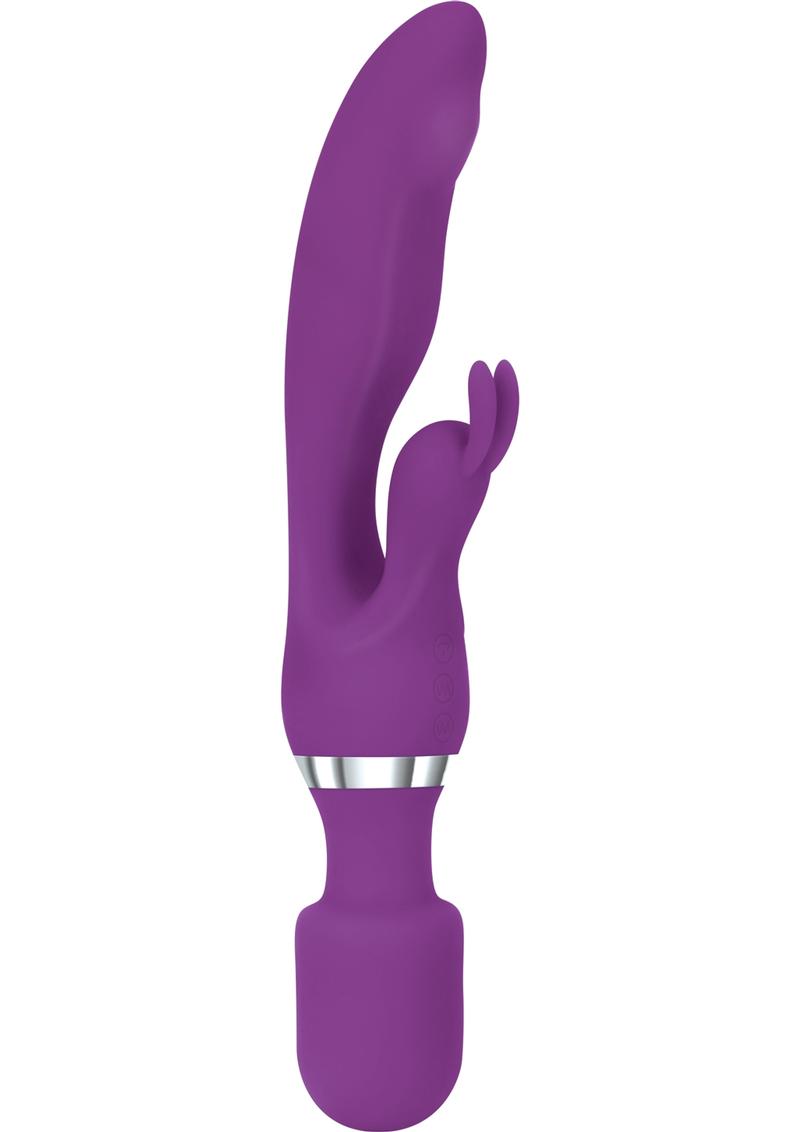 Adam and Eve The G-Motion Rabbit Wand Massager - Purple