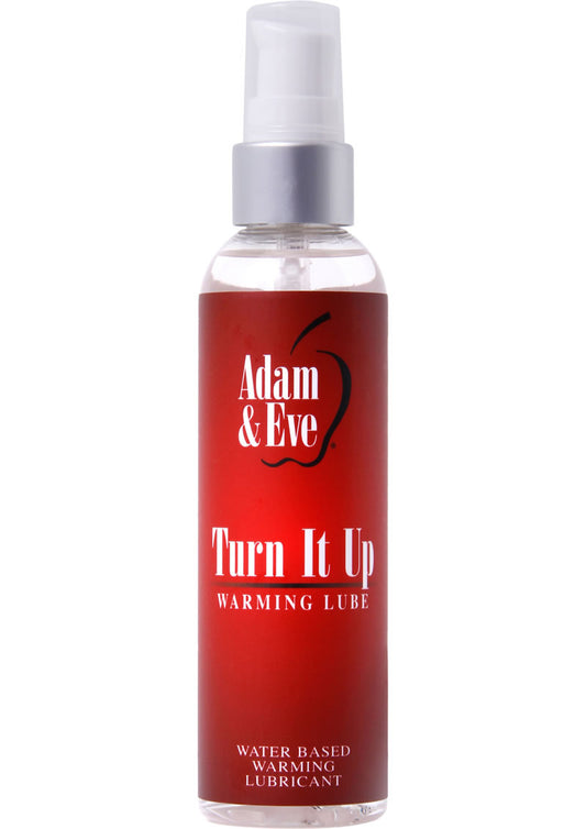 Adam and Eve Turn It Up Water Based Warming Lubricant - 4oz