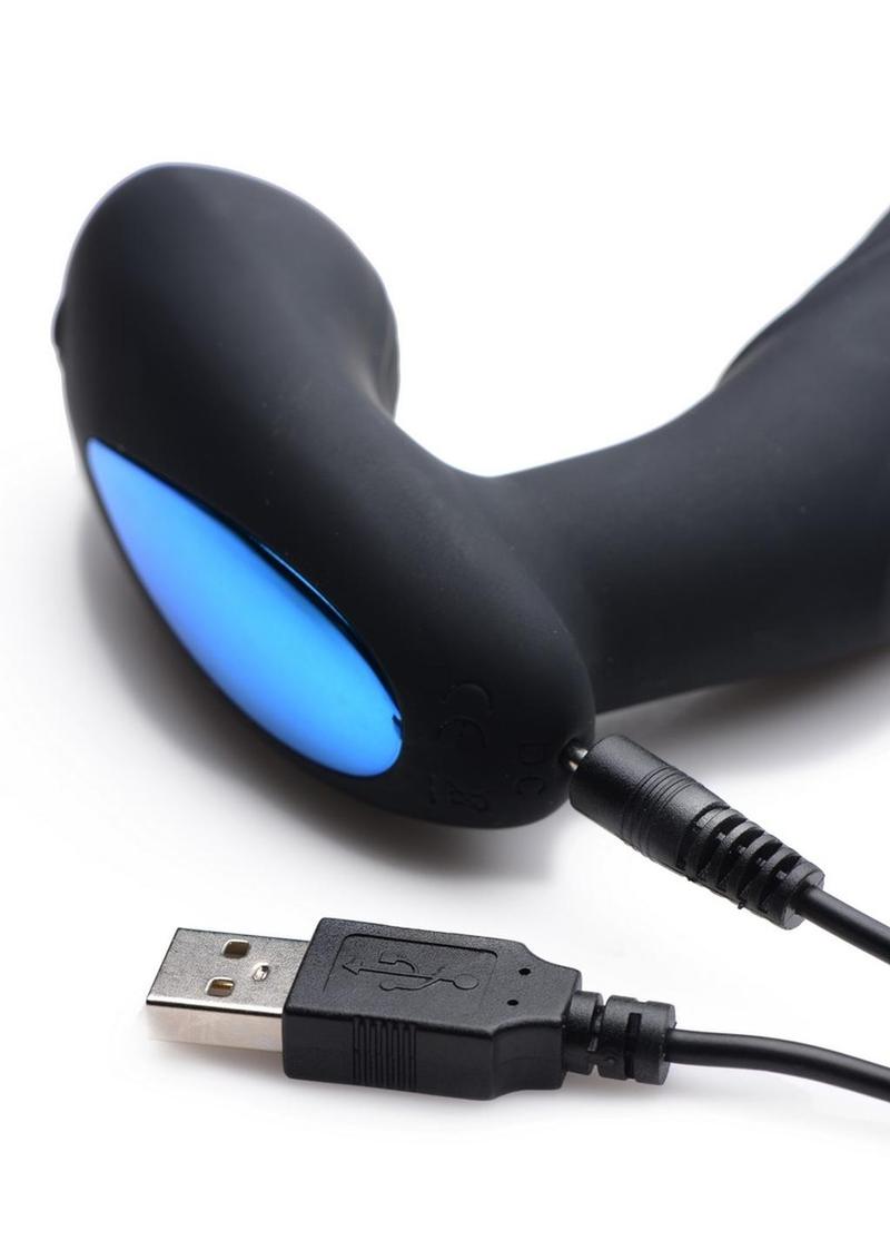 Alpha-Pro 7x P-Thump Rechargeable Vibrating Tapping Silicone Prostate Stimulator