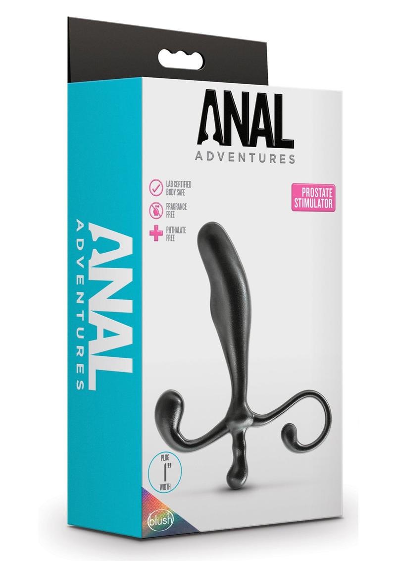 Anal Adventures Prostate Stimulator - Black