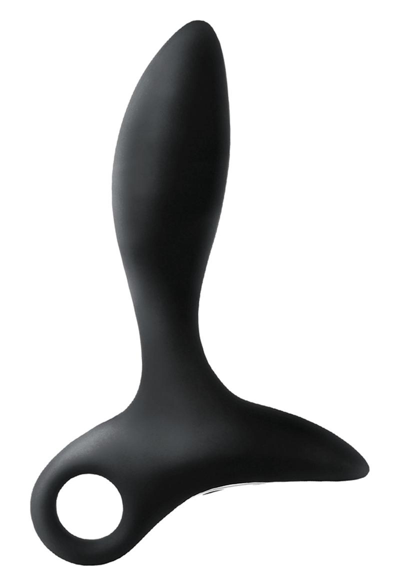 Anal-Ese Collection Rechargeable Vibrating Silicone Alpha Plug #1 - Black