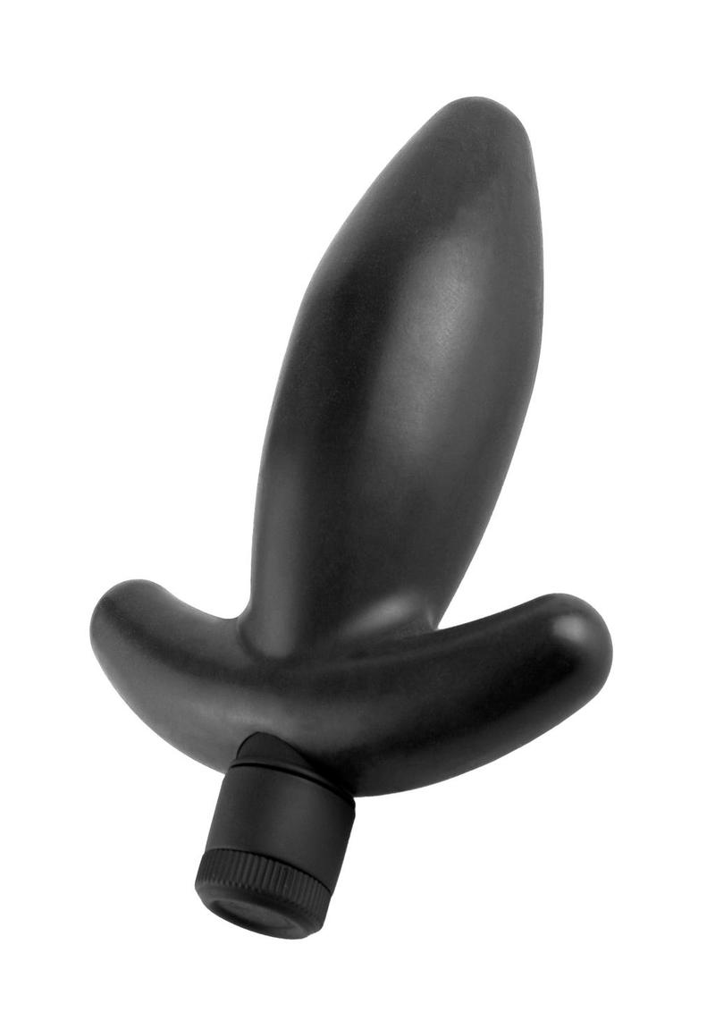 Anal Fantasy Collection Beginner's Anal Anchor Vibrating Waterproof - Black - 3.25in