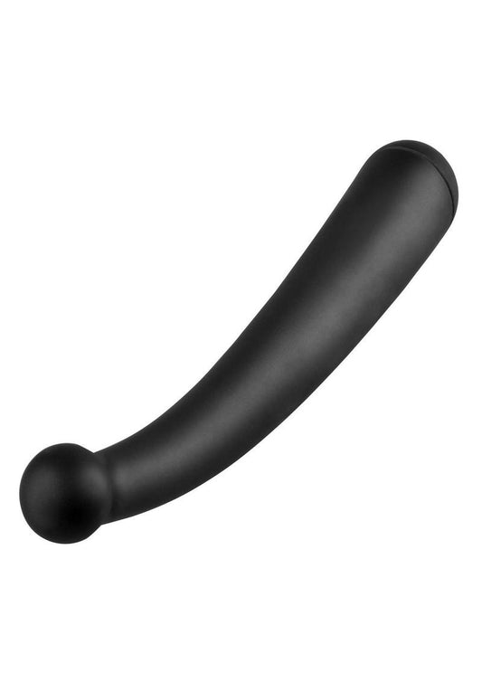 Anal Fantasy Collection Vibrating Curve Probe Waterproof - Black - 6.75in