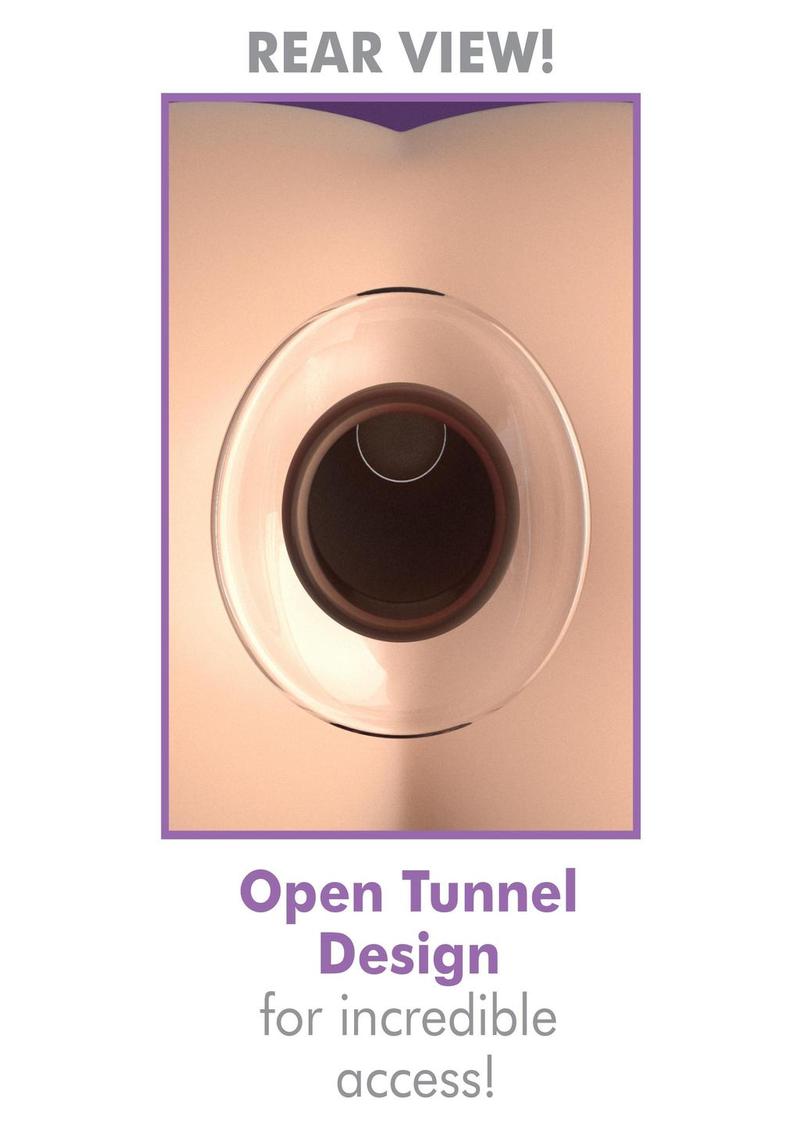 Anal Fantasy Elite Mega Anal Gaper Glass Open Tunnel - XLarge