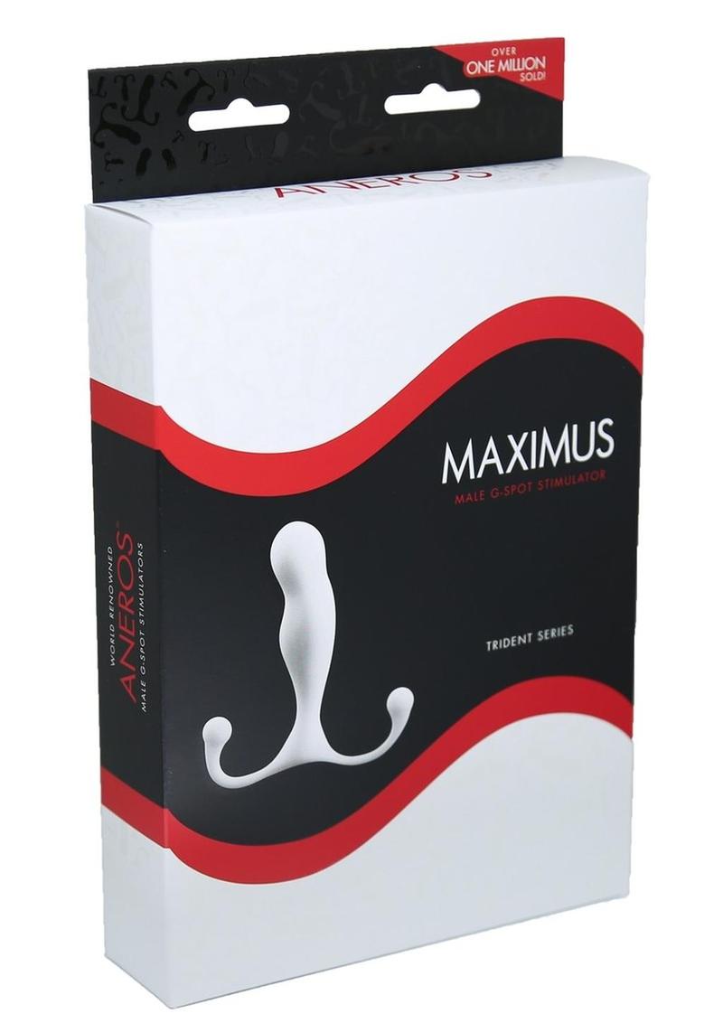 Aneros Maximus Male G-Spot Stimulator Trident Series - White