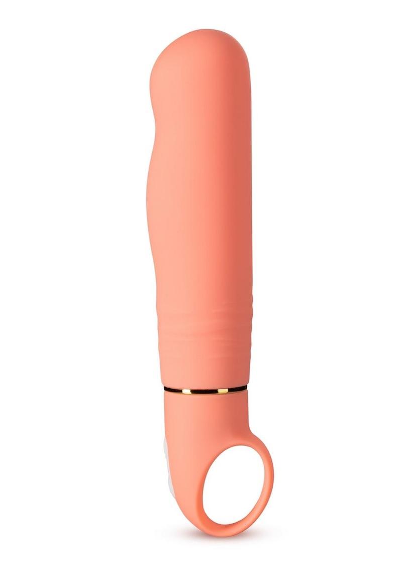 Aria Smokin' AF Silicone Vibrator - Coral/Orange